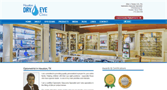 Desktop Screenshot of houstondryeyeclinic.com