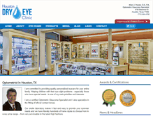 Tablet Screenshot of houstondryeyeclinic.com